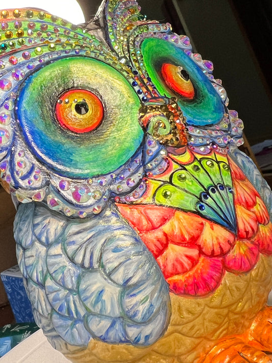 Upcycled Owl - Pete