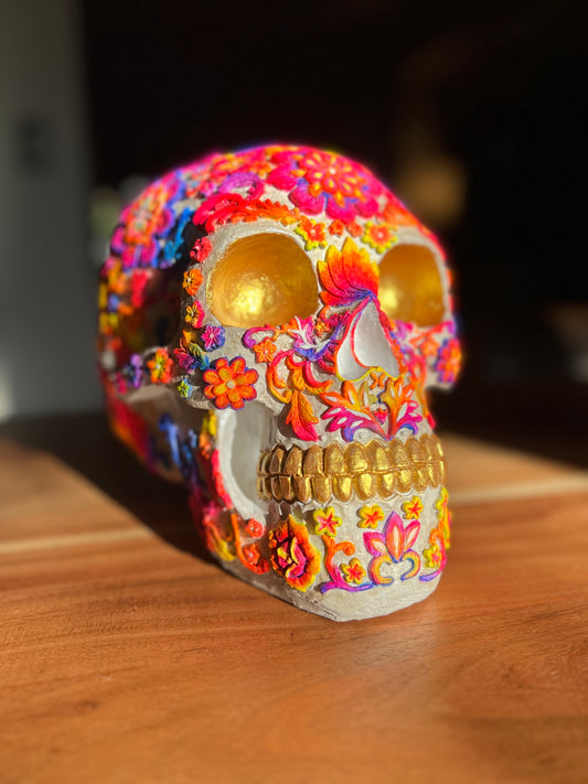 Upcycled Skull - Sunrise